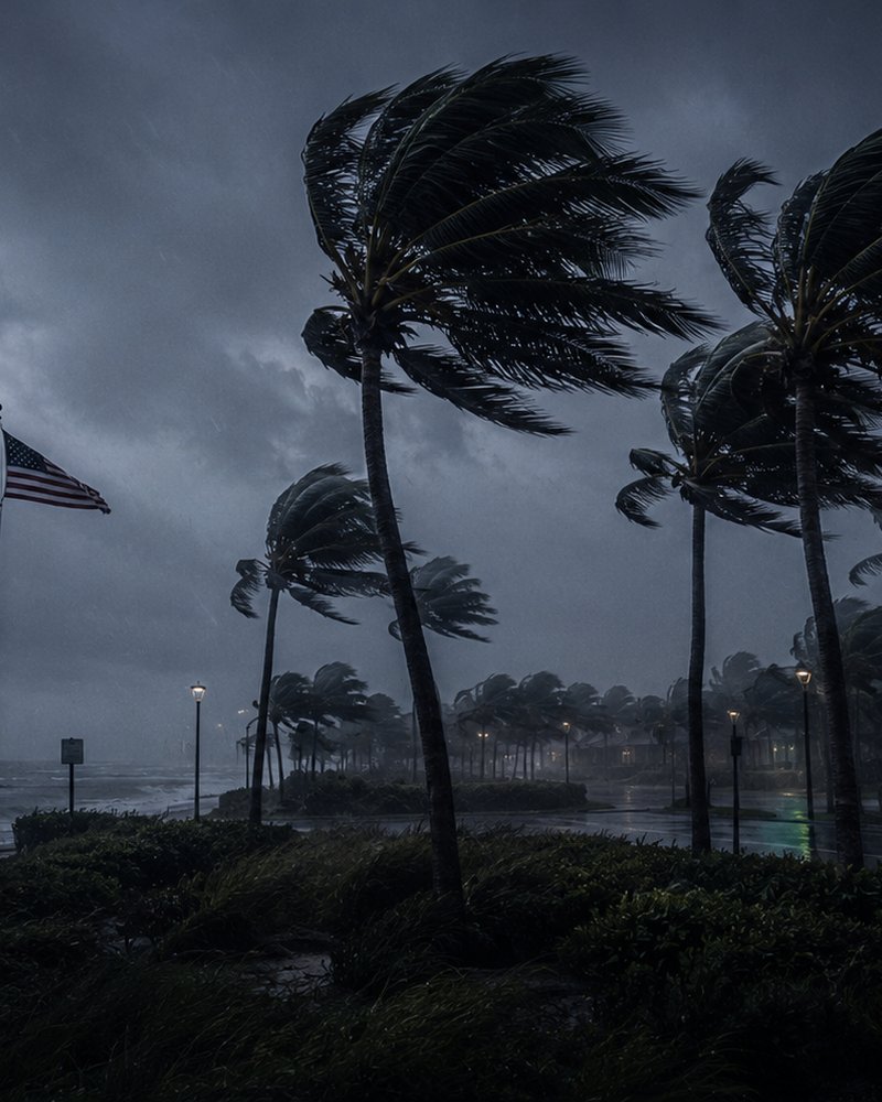 Coastal Florida property in tropical-storm conditions, the exposure wind mitigation documents